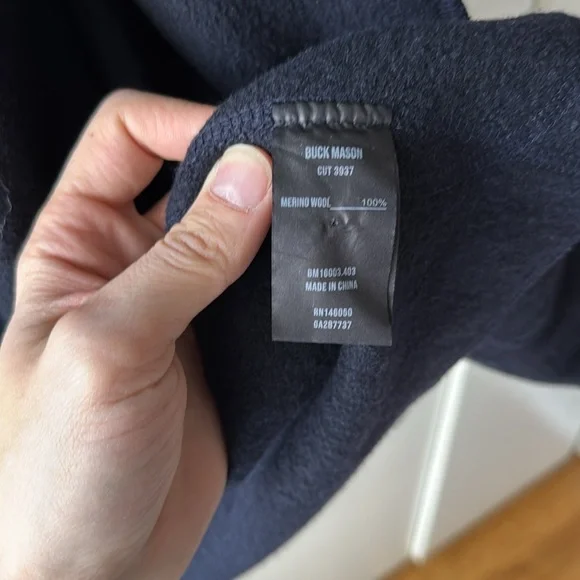 Buck Mason Felted Wool Chore Utility Jacket Coat - Picture 9 of 12